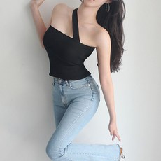 라핏 / 사선끈 니트나시