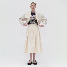 [에고이스트] [BLUE LABEL] 웨이브요크 하이웨이스트 스커트 EQ2OSK06