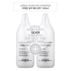 로레알 실버 애쉬 샴푸 1500ml 2개 (묶음) 보색샴푸, 1개