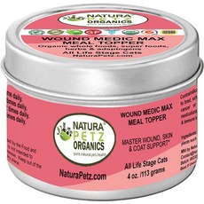 Natura Petz Organics Wound Medic Cat Supplement 4온스 병, 1개