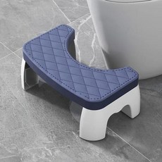 노인요양목욕의자 방수 스쿼티 변기 스툴 발 임산부 성인 노인용 스쿼트, [03] Blue