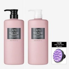 ATS 리페어 테라피 샴푸 마스크 세트 1000ml 손상모발, 1개, 1L - 아트모스미션2