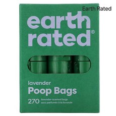 Earth Rated 얼스레이티드 풉백 반려견용 배변봉투 라벤더향 270개입, 1개, 270개 - earthrated