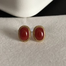 유색보석귀걸이