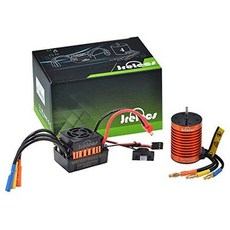 Jrelecs 업그레이드 방수 F540 3930KV 브러시리스 모터 45A ESC 콤보 세트 (110 RC 자동차 트럭 용), One Color_One Size, One Color_One Size, One Color