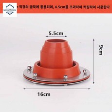 연통구멍 팬히터 이동링 텐트 보호 연통 홀잭, 단일