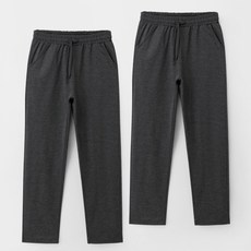 2장묶음 (1+1) 남녀공용 포시즌 일자팬츠 (MDIP029LJ)