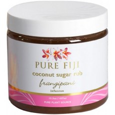Pure Fiji 퓨어 피지 코코넛 슈가 럽 Frangipani 15.5 온스, 단일상품