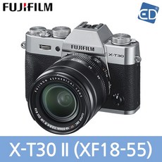 후지필름 정품 X-T30 II /XF 18-55mm KIT /ED, 02 후지X-T30 II XF 18-55 KIT 실버