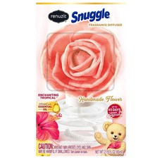 Renuzit 스너글 Fragrance 디퓨져 Handmade Flower Enchanting Tropical 1 Count