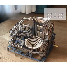  입체 퍼즐 미래도시 나무 조립 입체퍼즐 블록 키덜트 도시 미로, AK47 자동 소총 