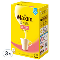 맥심 모카골드 라이트 커피믹스, 11.8g, 100개입, 21개