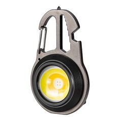 휴대용 COB 랜턴 카라비너 라이트 호신용 후레쉬, 타입-B(원형), 1개