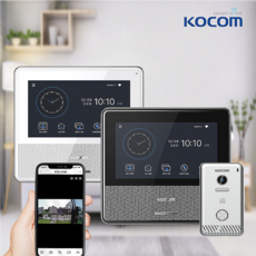 코콤 KCV-S701IP2W 인터폰 IOT 비디오폰 현관 초인종 2선식, KCV-S701IP2W 화이트