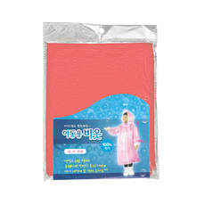 일회용 우비 보급 PVC (아동용), 랜덤, 1개