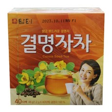 담터 결명자차 40티백 식품 > 커피/차 티/전통차 녹차, 1.2g, 1, 1