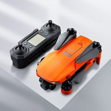 SMRC ICAT7 프로 드론 1.2KM 5G WIFI FPV GPS 2 축 짐벌 4K HD 듀얼 카메라 50X 줌 25 분 비행 시간 Foldable Quadcopters|카, 1개, Orange 8K 1B, 단일
