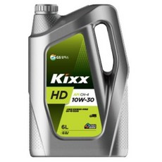 GS칼텍스/킥스/KIXX/HD/디젤/엔진오일/CH-4/6리터, 1개