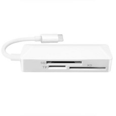 3 in 1 카드 리더 1 in Universal XD TFSD 카드 리더 USB C 고속 메모리 카드 리더 컨버터 랩탑