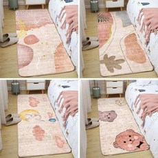 카페트 침실침대 러그 풍 소녀아동 큐티룸 롱캐릭터용 잠자리 매트, 22 XD242