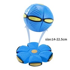 애완 동물 미래주의 쏘서 공 마술 재미있는 비행 야외 훈련 펠로, 1개, 8.Blue 3 LED