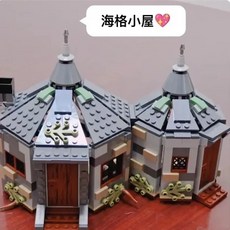 Aoger 해리 포터 영화 책 블록 마법사 해그리드 오두막 구조 해리스 하우스 포션 참 허브로지 클래스 도서 호환 장난감, [10] No packing box, [10] No packing box9