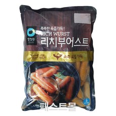 청정원 리치부어스트 오리지날, 1kg, 1개