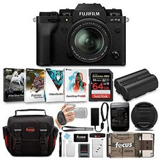 해외1528855 Fujifilm X-T4 Mirrorless 디지털 카메라 with XF 18-55mm 렌즈 Kit (Black) with 64GB Pro, 18-55_Black, 상세 설명 참조0, 상세 설명 참조0