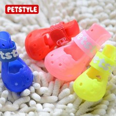 위파인더 Petstyle 젤리 신발 QQ 비 신발 샌들 애완 동물 미끄럼 방지 신발 개 신발 곰 신발, 5 번