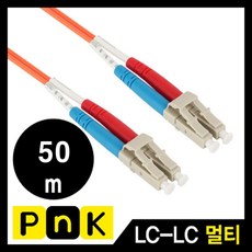 네로 W3CF802 광 LC-LC PnK 50m MM 점퍼 코드 패치 USB허브 케이블 젠더, Q 본상품선택