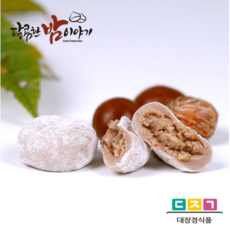 합천 특산품 율피떡 / 밤라떼 밤의속 껍질 율피을 이용한 건강한 떡 달지않은떡 합천대표간식, 40g, 1개, 당일만든찹쌀떡1팩인절미2팩