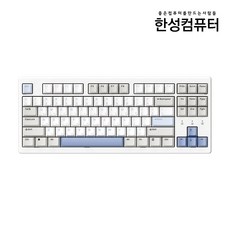 한성컴퓨터 듀얼 8K 가스켓 마그네틱 유선 게이밍 텐키리스 키보드, MILK SODA, TFG Magnetox XL, 마그네틱축(자석축)