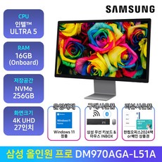 삼성전자 삼성 올인원프로 DM970AGA-L51A 일체형PC 올인원PC