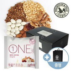 [산과들에] 실속 하루견과류 원데이오리지널 50봉 선물세트, 원데이오리지널50박스+(대)쇼핑백