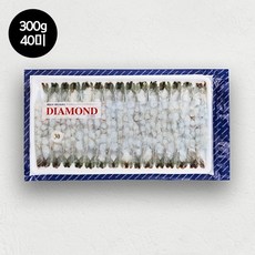 [다이아몬드새우] 노바시새우 600g 80미 (300g x 40미 2pack), 2개, 300g