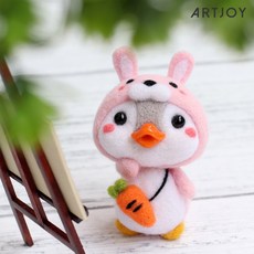 아트조이복숭아토끼