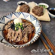 기타 [우정제면소] 메밀국수(소바) 12인분세트 (생면2kg+메밀장12봉)