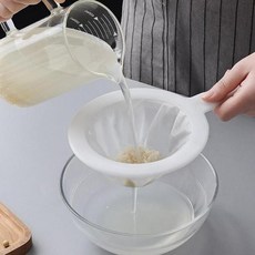 가정용 티백망 핸드 헬드 필터 여과기 메쉬 커피 차 잎 체 소쿠리 100/200/400