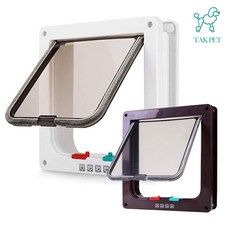 탁펫 반려동물 양방향 펫도어 사이즈 L, 화이트