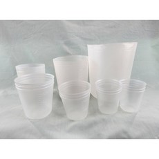 비닐컵 우레탄 실리콘 교반 섞는 용기 소분 비이커 (대용량), 1개, 1개