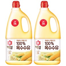백설 옥수수유, 1.8L, 10개