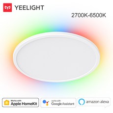 Yeelight LED 천장 조명 슬림 C2201C/2022년 신제품/IP54 방수/홈킷용/스마트 컨트롤/무료배송, YLXD-0030 235C