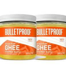 불렛프루프 기버터 순수지방 리놀렌산 Bulletproof Grass Fed Ghee 13.5oz(383g) 2팩, 383g