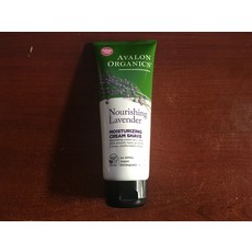 아발론오가닉스 Avalon Organics 너리싱 라벤더 모이스춰라이징 크림 쉐이브 8온스 193733, 1개