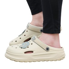 레이시스 남성 여성 EVA 젤리 샌들 슬리퍼 아쿠아슈즈 키높이 통굽 실내화 신발 LUI