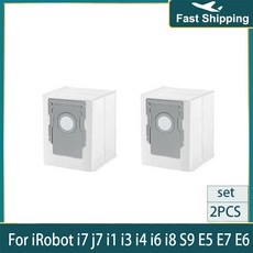 진공포장기 아이로봇 룸바용 먼지 봉투 자동 처리 클린 베이스 i7 E5 S9 및 s 시리즈용, 01 2pcs