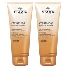Nuxe 눅스 프로디셔스 샤워 오일 2x200ml _FR, 1개