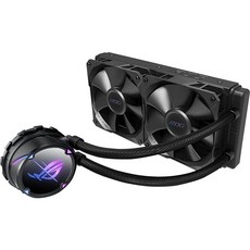 ASUS ROG Strix LC II 240 올인원 AIO 액체 CPU 쿨러 240mm 라디에이터 인텔 LGA1700 115x/2066 및 AMD AM4/TR4 지원 120m, 240mm|ARGB_Gen III - am4cpu