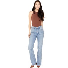 Wrangler Women's Light Wash High Rise Westward Zelda Bootcut Denim Jeans Blue 26W x 34L
