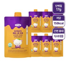 있나요 7일 플랜 다이어트 단백질 쉐이크 휴대용 파우치 퍼플 스윗 포테 40g 7포, 7개